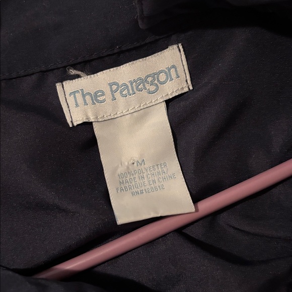 Vintage Navy Blue Jacket with Butterfly Embroidery - Picture 4 of 4